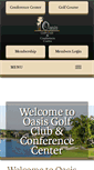 Mobile Screenshot of oasisgolfclub.com